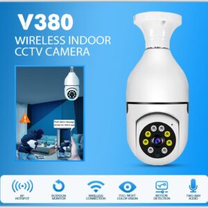 V380 Pro Bulb Rotating CCTV Camera